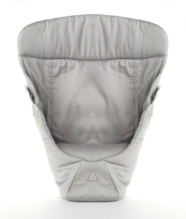 Ergobaby Baby Infant Insert for Baby Carrier with Neck & Head Support, for Newborns (Holds 3.2 - 5.kg), Cotton Grey,