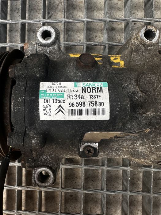 Compresor Clima AC Peugeot 308 1.6 HDI cod 9659875880 an 2006 - 2010 Peugeot Partner Citroen C4