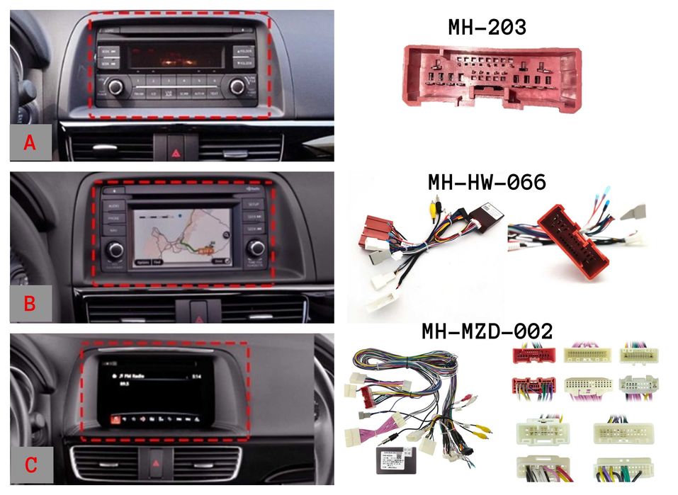 MAZDA 6 GJ ATENZA 2012-2017 - 9'' Андроид Навигация, 9482