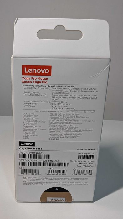 Мышь компьютерная Lenovo Yoga Pro Open Box