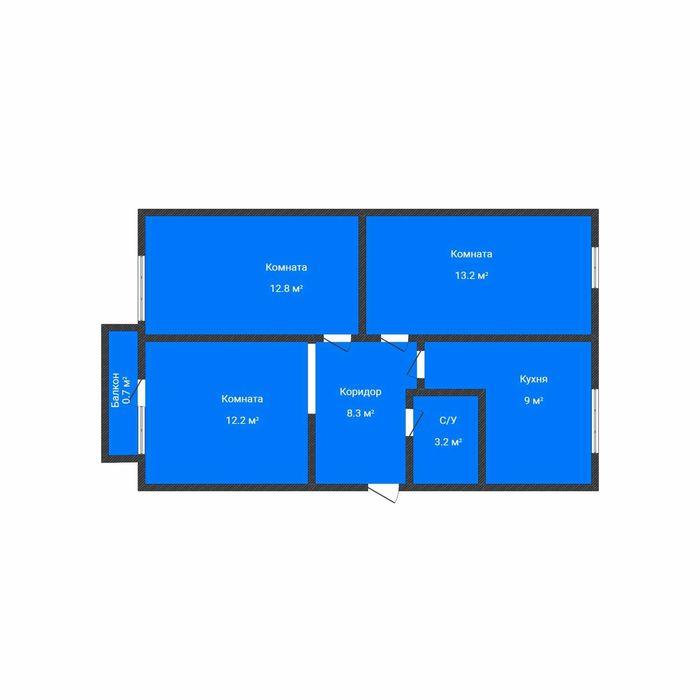 Продажа 3-комнатной квартиры в центре