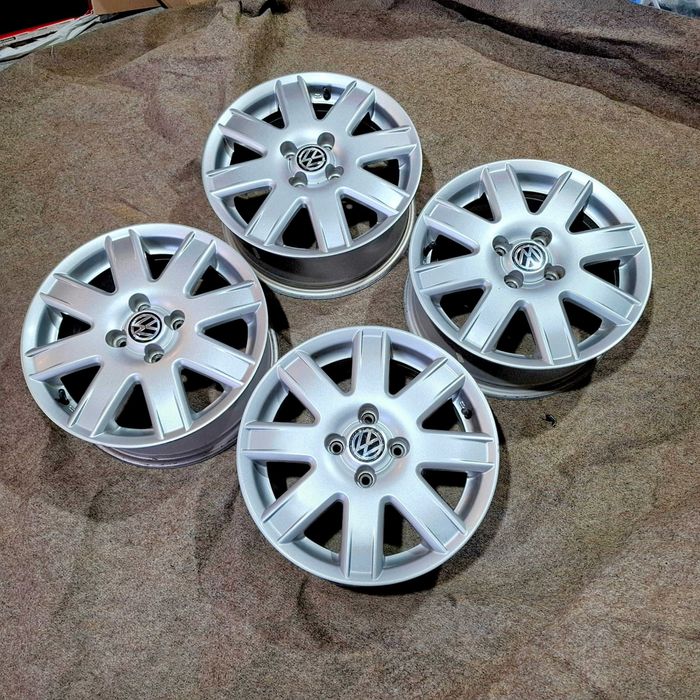 R15 Jante Originale VW 4x100 - Polo Up! Polo 4 Citigo Mii Vând set roti aluminiu