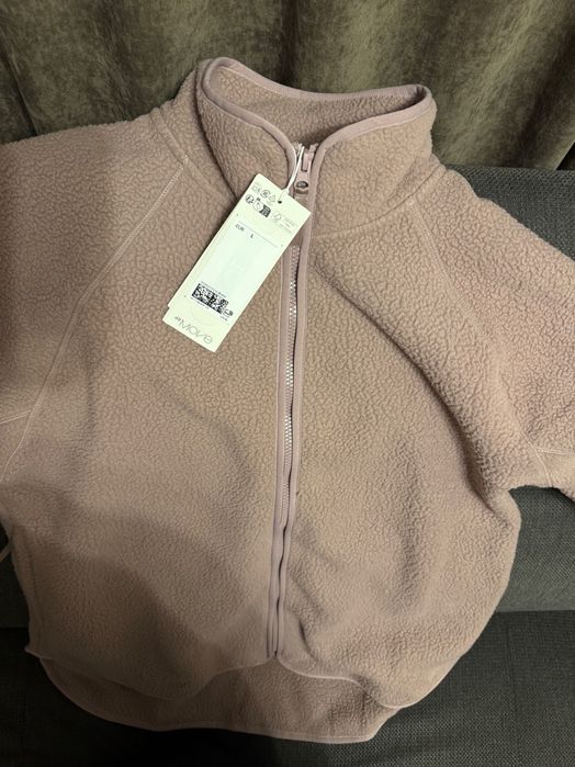 Спортно яке от мъхеста материя