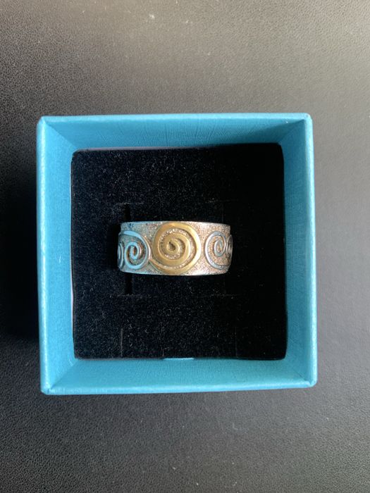 Кольцо серебрянное ручной работы