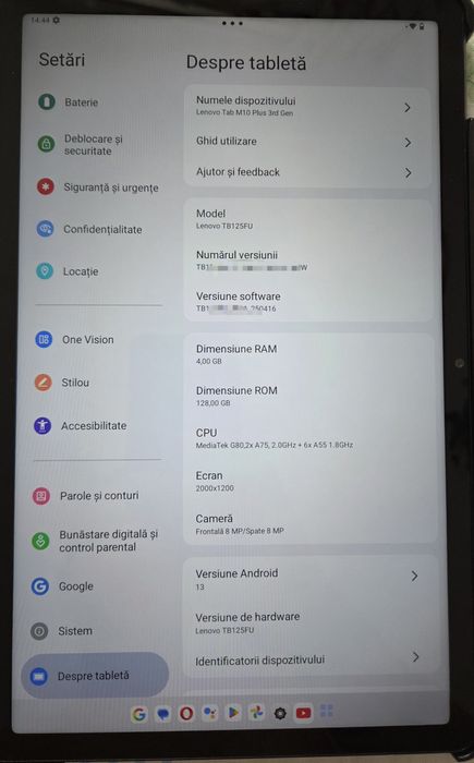 Tableta Lenovo Tab M10 plus 3rd Gen
