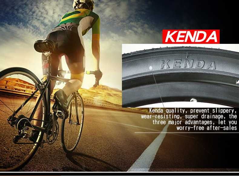 Велосипедна гума KENDA Kwick (24 x 1.95) (50-507) Черна/Бели ленти