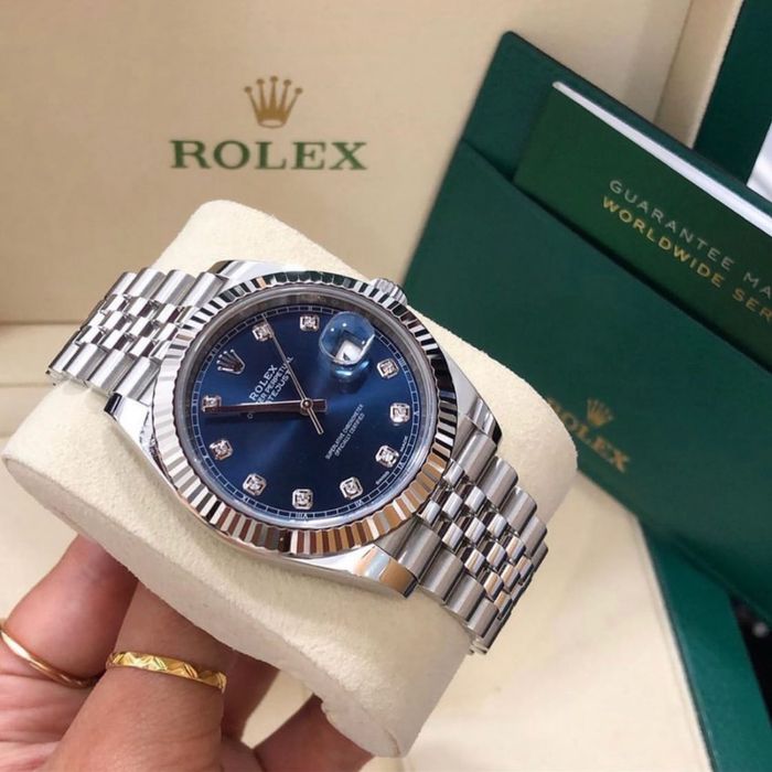 Ceas de lux rolex datejust blue dial 41,mm