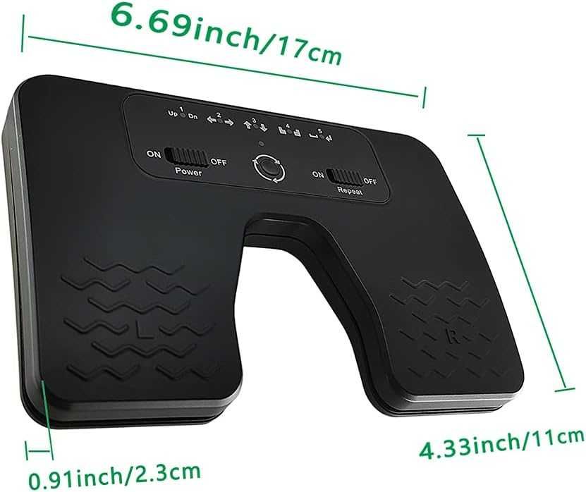 Bluetooth педал за обръщане на страници за таблети, смартфони, акумулаторен, безшумен, модерен