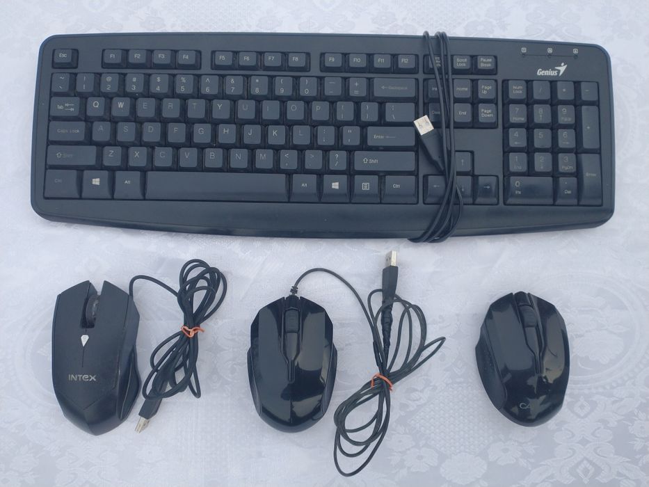 Tastatură, mouse-uri, boxe