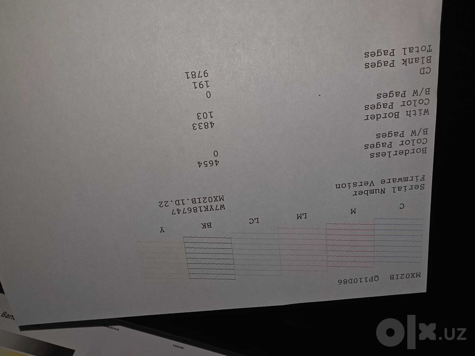 Epson L 805 Printer 6 Ta Rangli Kam ishlagan yangiday