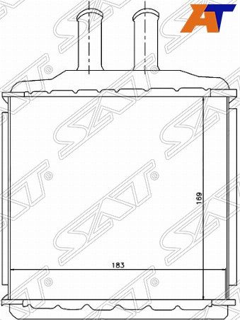 Радиатор отопителя салона Suzuki Forenza