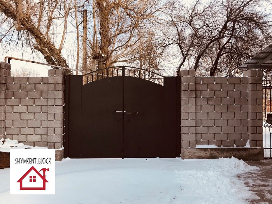 Шлакоблок заборный