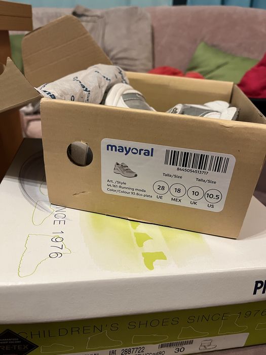 Детски спортни обувки MAYORAL естествена кожа