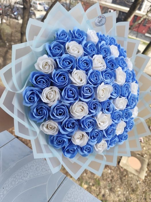 Buchet de trandafiri din săpun