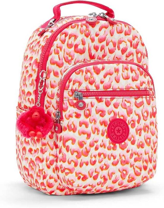 Kipling Seoul S Раница с отделение за таблет с маймунка аксесоар