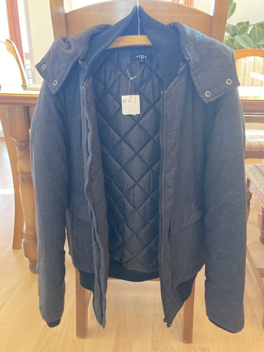 Geaca de stofa cu gluga marime S, noua cu eticheta