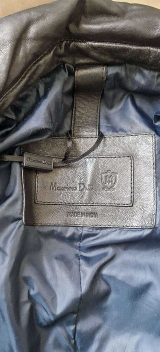 Куртка кожаная зимняя Massimo Dutti