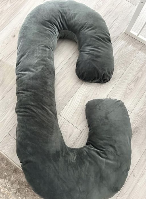 Perna gravide, C shape, husa catifea