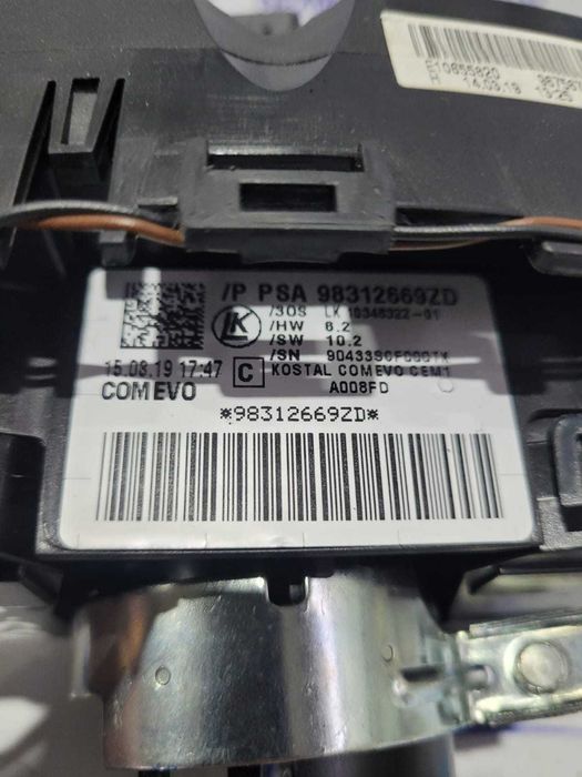 Bloc lumini cu spirala volan DS7 Crossback 20 hdi 2019 cod 98312669ZD