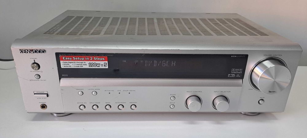 Amplificator Kenwood KRF-V5100D Receiver 5x100W RDS Optic Coaxial Sub Pre-Out