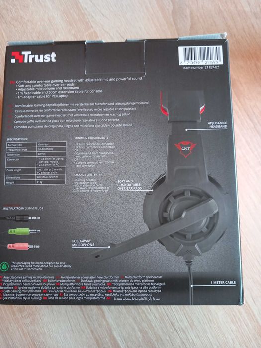 Геймърски слушалки TRUST GXT 310
