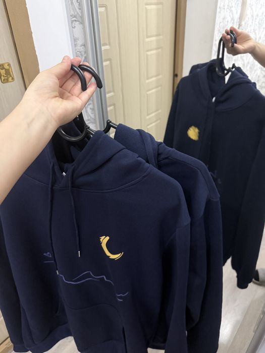 Парные Худи темно-синий