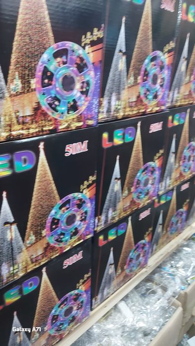 Гирлянды всех типов в продаже.