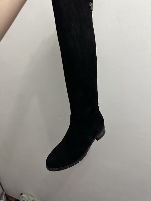 Зимние ботфорты на узкую ногу