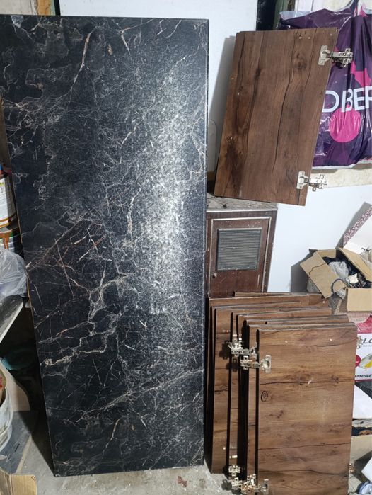 Ламинат б/у двери и столешницы