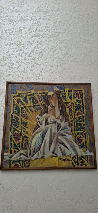 Авторская работа картина "В Раздумии