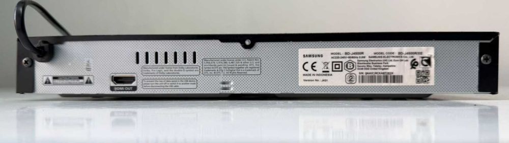 Samsung BD J4500 player BDP CD pt TV receiver audio HIFI