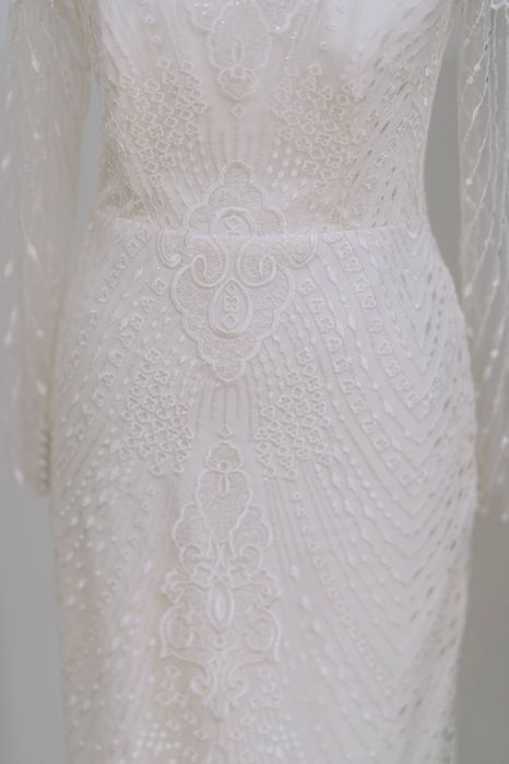 Rochie de mireasa tip sirenă mărimea S + voal