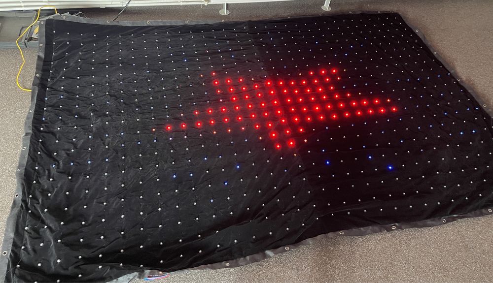 Cortina led / ecran / perdea