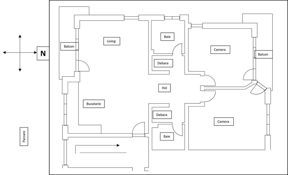 Apartament 3 camere, 117mp, 2 locuri parcare, boxa, zona Mihai Romanul