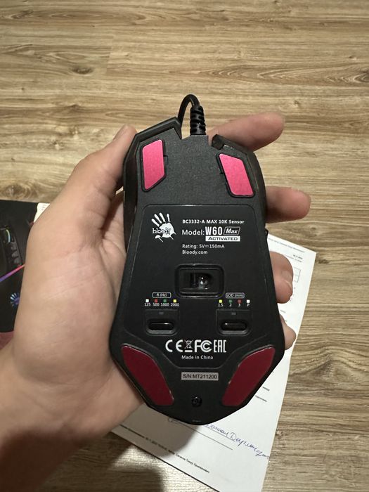 Мышка a4tech Bloody W60 max