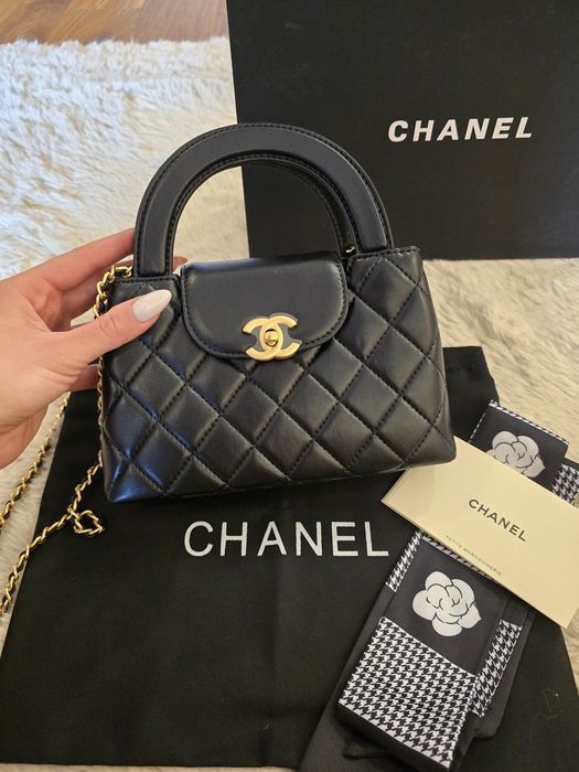 Налична чанта Chanel Kelly 23K Black