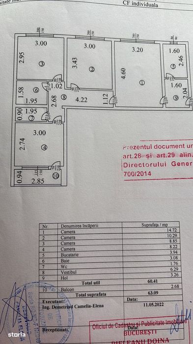 Apartament 4 camere necesita renovare Pacii, Apusului