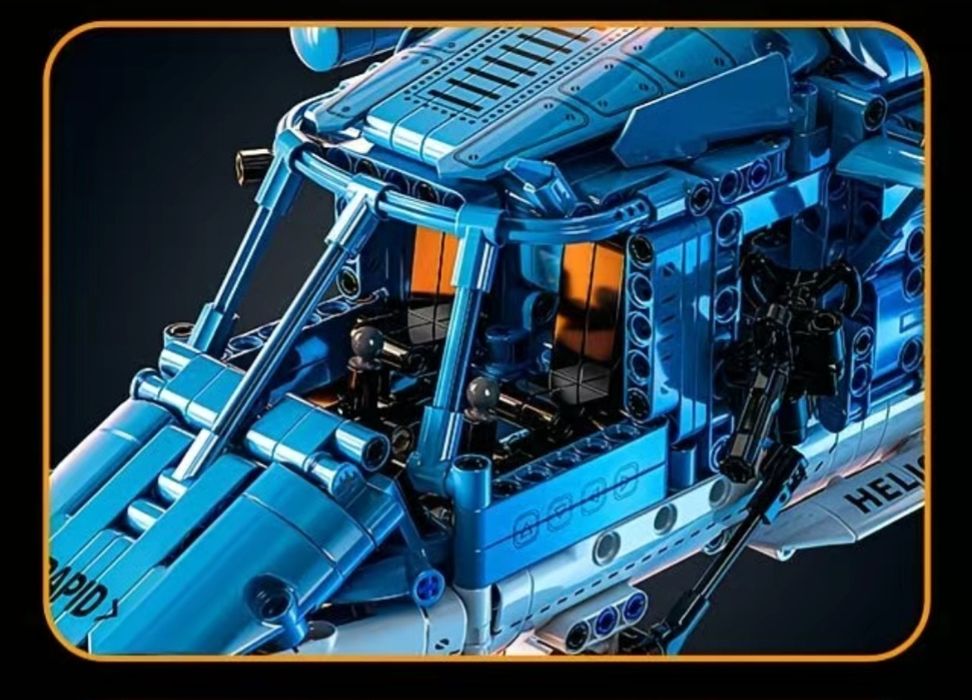 Конструктор лего военный вертолет хеликоптер Z20