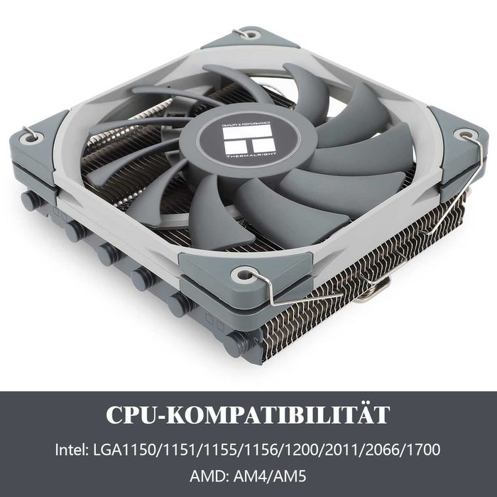Thermalright AXP120-X67 Low Profile CPU охладител 120 мм