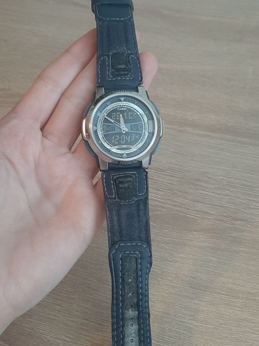 Ceas Casio AQF-101 (Modul 4348) Active Dial, Termometru, 10 BAR