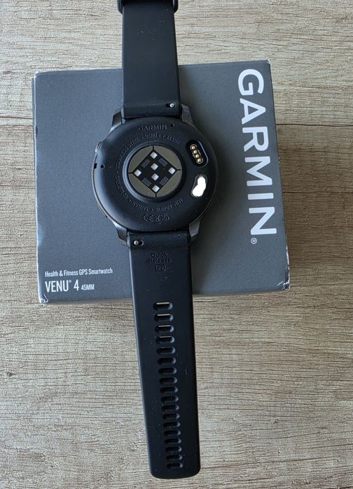 Garmin Venu 4 Black 45 mm 014-00 Black Silicone Band