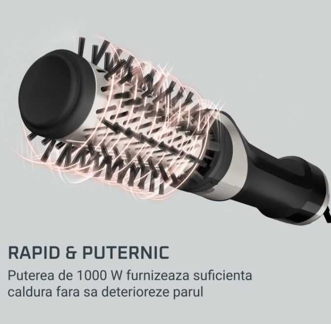 Perie rotativa cu aer cald Rowenta Brush Activ UB9530F0, 1000W