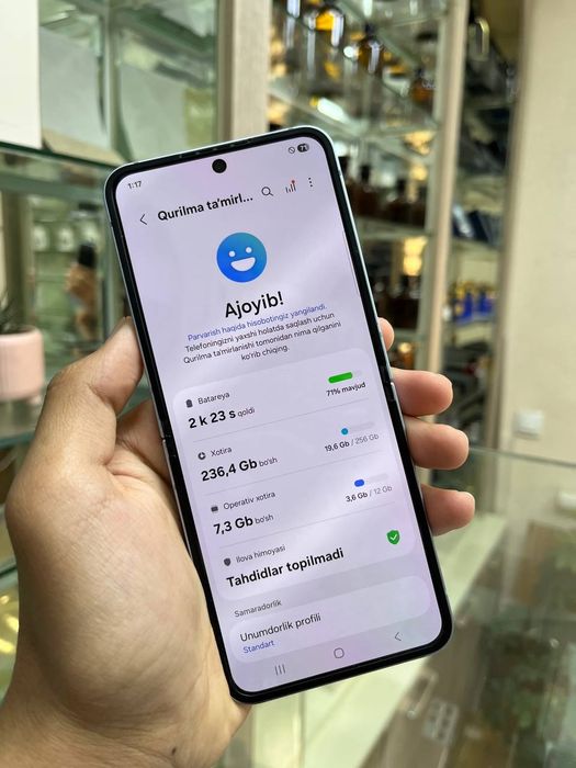 Samsung galaxy z flip 6 5G 12/256gb holati ideal 10/10