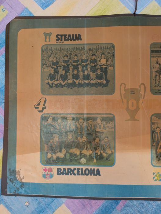 Program de meci Steaua Barcelona 1985-1986 champions league