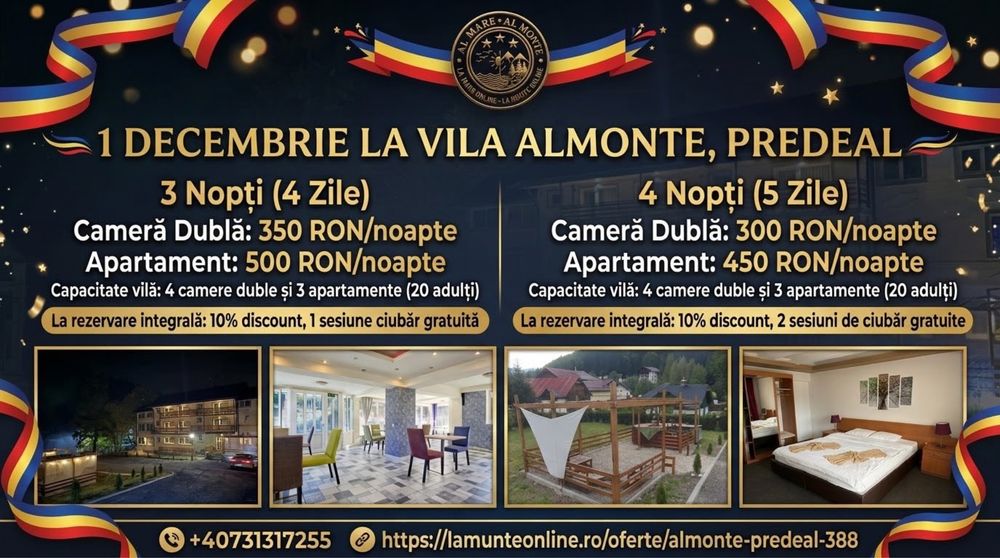 Cazare Vila  Al  Monte  Predeal cu ciubar