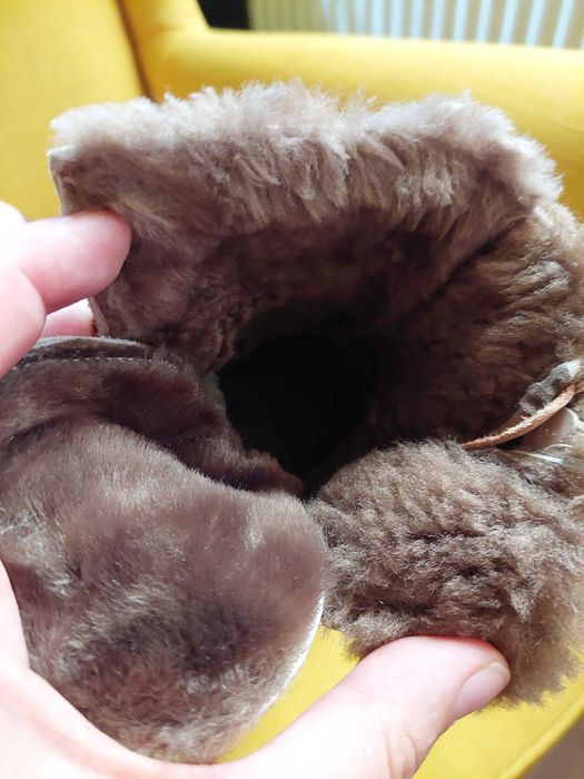 Bocanci de piele imblaniti Bisgaard marimea 36