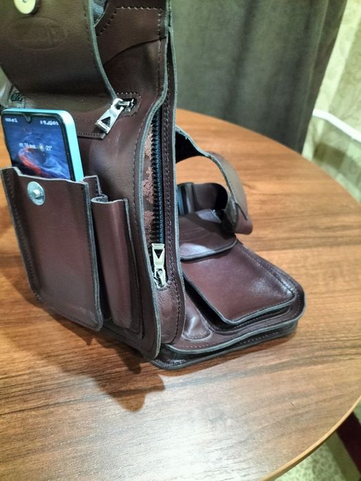 Кожаные изделия-(KISSER)-Сумка Кобура