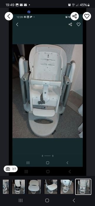 Scaun masa bebe Peg Perepgo 0 pana la 3 ani