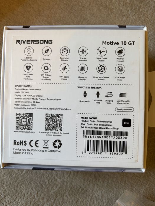 Ceas RIVERSONG  Motive 10 GT(huawei)