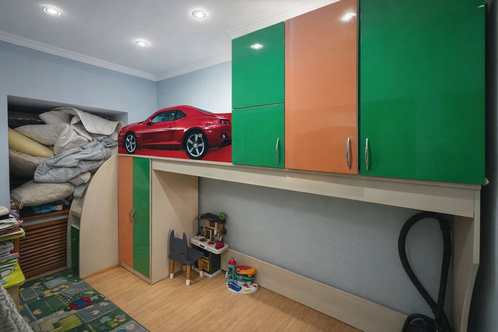 Продается детская стенка - кровать.